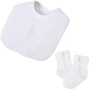 Ensemble Chaussons Chaussettes bébé garçon Premiers Pas Antidérapant Confort Baptême Anniversaire Équipement bébé