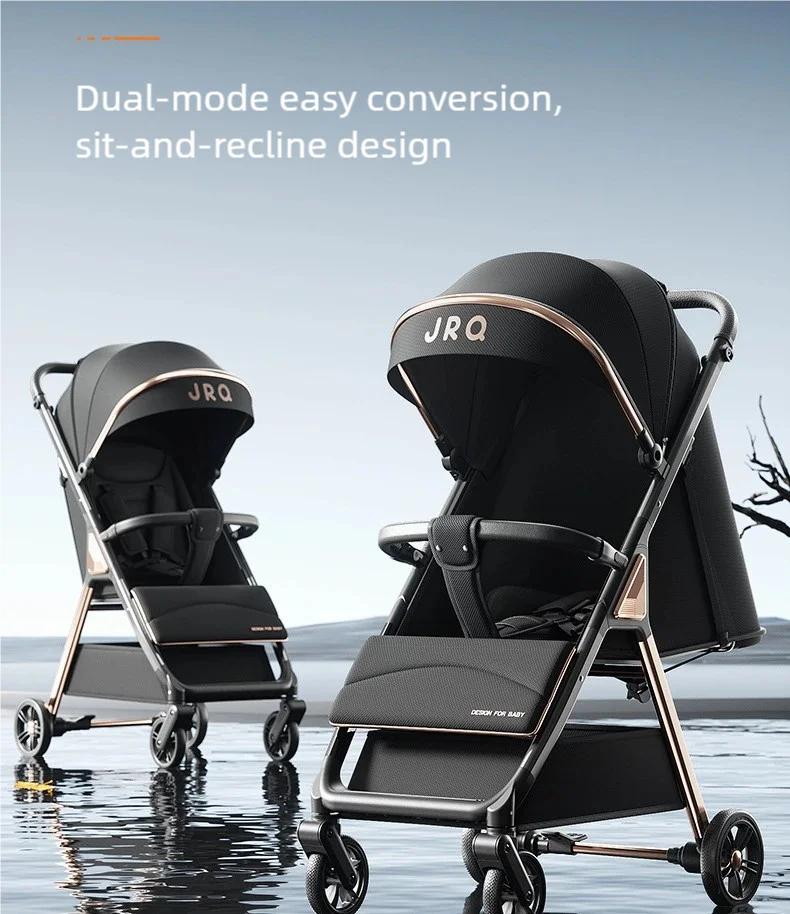 Poussette bébé légère facile à plier compacte portable pour voyage avion enfant sécurité pratique confort design moderne idéal