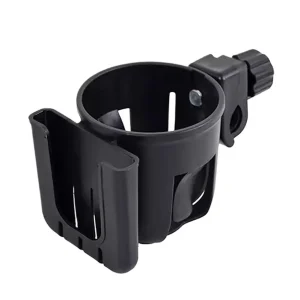 Portegobelet poussette 2 en 1 360° noir multifonctionnel sécuritaire bébé accessoire bébé portable poussette vélo scooter fixations universelles