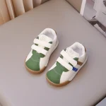 Chaussures enfants antiglisse semelle douce Velcro sport设计 2025 nouveau modèle bébé garçon fille chaussures de course confortable et sécuritaire