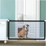 Barrière de sécurité portable et pliante pour bébé et animaux filet d&rsquo;isolation haute densité dimensions 180x72cm et 110x72cm