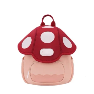 Sac à dos mignon pour enfants style champignon écolière couleurs vives maternelle 712 ans pêche et rouge ajustables facile à porter durable Sac à dos mignon pour enfants style champignon écolière couleurs vives maternelle 712 ans pêche et rouge ajustables facile à porter durable