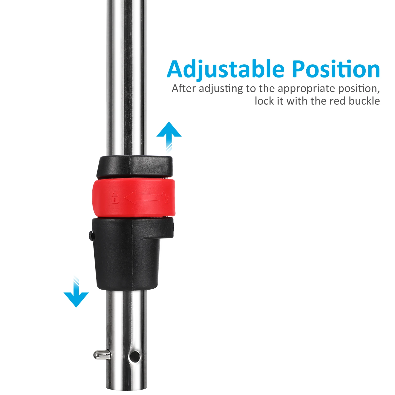 Poignée de poussette ergonomique en métal et plastique manche antidérapante confort bébé design moderne qualité premium durable