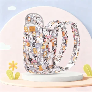 Portebébé ergonomique multifonctionnel confortable avec protection cou respirante pour extérieur 02 ans motifs animaliers colorés lavage à la main