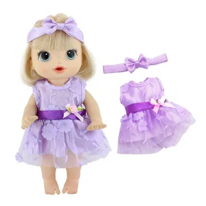 Robe adaptée poupée bébé 12 pouces 30cm jouets filles accessoires Hello Reborn collection 2023 Robe adaptée poupée bébé 12 pouces 30cm jouets filles accessoires Hello Reborn collection 2023
