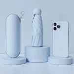 Mini parapluie antiUV portable pour bébé 6 nervures renforcées revêtement UV usage ensoleillé et pluvieux facile à transporter