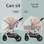 Couverture de pluie pour poussette bébé protection parebrise housse inclinable matériau doux design épuré Usage extérieur 036 mois
