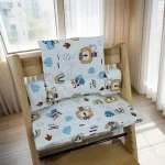 Coussin de chaise bébé automne hiver portable antidérapant intégré accessoires chaise de croissance pour manger bébé  Lion