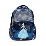 Sac à dos école maternelle primaire enfant fille garçon style contes de fées polyester paillettes poche zipper confort scolaire