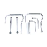 Gardecorps salle de bains Aluminium Sécurité Toilette Adjustable Antidérapant Design Moderne Protection Personnes Agées Dépendance Accessoires Bébé