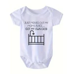 Body bébé humour design berceau pour nouveauné 024 mois vêtement confortable doux cadeau naissance