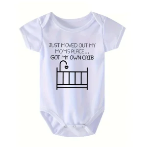 Body bébé humour design berceau pour nouveauné 024 mois vêtement confortable doux cadeau naissance