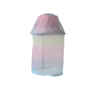 Filets de maille de tête de moustique en plein air, chapeau de jardinage chapeau anti-insectes pour la randonnée Camping pêche filets de maille de tête de moustique en plein air – Multicolor