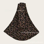 Portebébé écharpe ergonomique allaitement motif léopard style moderne confortable portage bébé facile