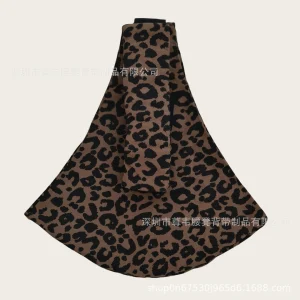 Portebébé écharpe ergonomique allaitement motif léopard style moderne confortable portage bébé facile