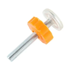 Boulon de sécurité pour portes bébé verrouillage sécurisé poignée en plastique orange fixation en acier inoxydable accessoire de sécurité pour bébés et animaux de compagnie Boulon de sécurité pour portes bébé verrouillage sécurisé poignée en plastique orange fixation en acier inoxydable accessoire de sécurité pour bébés et animaux de compagnie