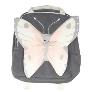Sac à dos d&rsquo;école en tissu doux pour enfants en bas âge design papillon mignon port comfortable pour les jeunes enfants