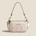 Sac à langer rétro GGAQN style classique bandoulière polyvalente matériau PU dimensions 32x9x34 cm bébé poussette accessoires