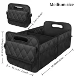 Organisateur de coffre de voiture pour SUV, organisateurs et rangement de voiture avec 6 poches, organisateur de coffre en Polyester imperméable pour accessoires de voiture