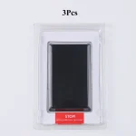 Set de cartes identité professionnelle moderne 3 pièces plastique durable design minimaliste édition personnalisable