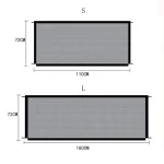 Séparateur portable en maille nylon protection murale sans trace filet de sécurité tissu en maille cadre métal/plastique séparateur moderne et minimaliste pour nursery ou espace bébé