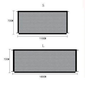 Séparateur portable en maille nylon protection murale sans trace filet de sécurité tissu en maille cadre métal/plastique séparateur moderne et minimaliste pour nursery ou espace bébé Séparateur portable en maille nylon protection murale sans trace filet de sécurité tissu en maille cadre métal/plastique séparateur moderne et minimaliste pour nursery ou espace bébé