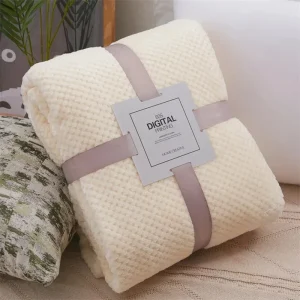 Couverture polaire douce bébé nouveauné poussette literie couette chaude blanc doux confortable style moderne Couverture polaire douce bébé nouveauné poussette literie couette chaude blanc doux confortable style moderne