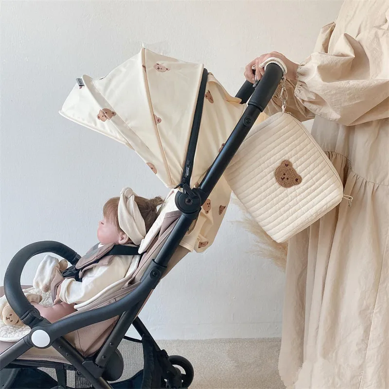 pangdupuncute sac ours pour poussette de bébé, accessoire de rangement pour maman pangdupuncute sac ours pour poussette de bébé, accessoire de rangement pour maman