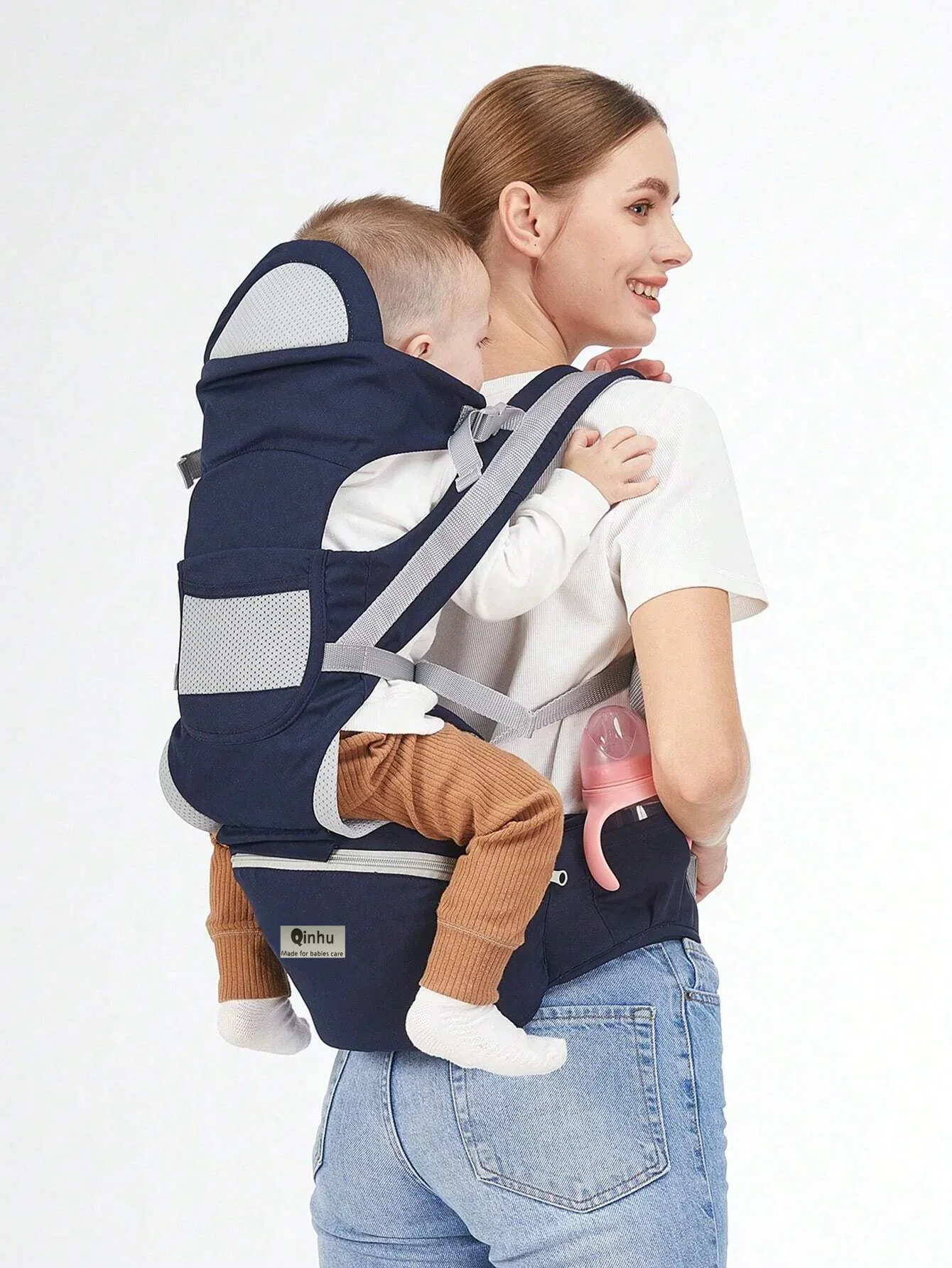 Portebébé ergonomique réglable siège de hanche portable et multifonctionnel adapté aux voyages loisirs et usage quotidien pour bébé