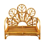 Chaise panier en rotin naturel pour photographie bébé déco boho style floral mobilier bébé Usage multiple Design épuré Matériaux durables Idée cadeau