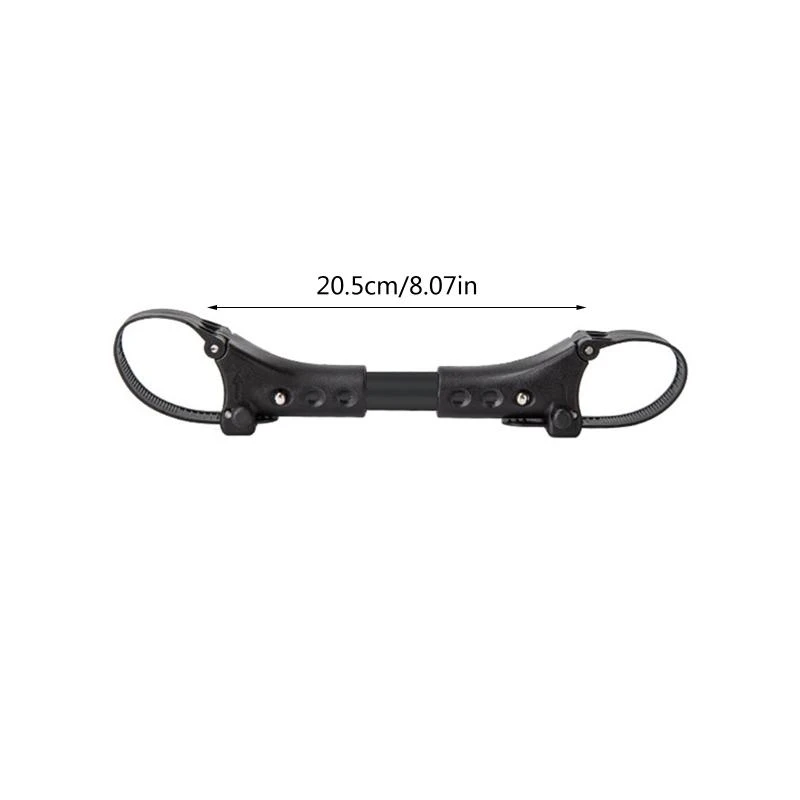 Connecteur de poussette double universel 3 pièces sangles sécurisées crochet réglable poussettes jumeaux sécurité haute qualité