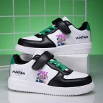 HUNTRX baskets enfants filles garçons sneakers sportswear KPop imprimées antidérapantes confortables blanc verte 713 ans