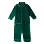 Pyjama Noel famille assorti enfants velours doux garçons filles vêtements unisexe étoiles satin Noel cadeau add Child winter wear