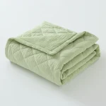Couverture en mousseline pour bébé housse de couette emmaillotage coton doux nouveauné 036 mois automnehiver mint green