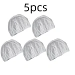 Ensemble de 5 bonnets jetables hygiène usage unique sans latex transparents adultes enfants protection cheveux professionnel alimentaire médical