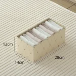 Organisateur de tiroir pour vêtements sousvêtements chaussettes et pantalons  Rangement moderne et pratique pour la chambre à coucher