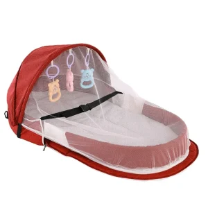 Berceau portable pliant A69eportable avec filet antimoustiques et auvent pour camping lit de bébé couffin sécurité style et confort bébé