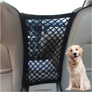 Barrière voiture chiens filet sécurité protection animaux de compagnie rangement facile maille durable protecteur siège arrière Barrière voiture chiens filet sécurité protection animaux de compagnie rangement facile maille durable protecteur siège arrière