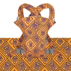Portebébé ergonomique maintien avant nouveauné design doux motifs ours sangles ajustables sécurisées transport pratique bébé 036 mois