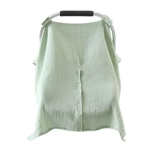 Couvrepoussette en coton doux et protecteur pour bébé antiUV et antipoussière