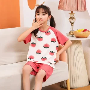 Vêtements assortis licorne arcenciel pour mère et fille pyjamas d’été vêtements de nuit enfants ensemble mère fille Vêtements assortis licorne arcenciel pour mère et fille pyjamas d’été vêtements de nuit enfants ensemble mère fille