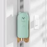 Butoir de porte antipincement pour bébé protection安全 contre les blessures silicone doux prévient les accidents style moderne sécurité enfant animaux de compagnie