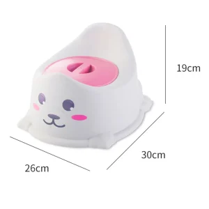 Pot de toilette éducatif pour enfants en plastique durable avec design amical animal enfant garçon fille toilette apprentissage propreté potty training