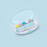 Polisseuse à ongles électrique multifonctionnelle pour bébé coupeongles antipincement outil de réparation d&rsquo;ongles sécurisé design ergonomique pour enfants et adultes