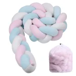 Coussin tressé parechocs bébé lit berceau protecteur déco chambre bébé Accessoires lit tasseau tissu doux安全