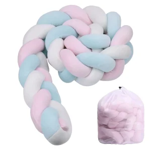 Coussin tressé parechocs bébé lit berceau protecteur déco chambre bébé Accessoires lit tasseau tissu doux安全 Coussin tressé parechocs bébé lit berceau protecteur déco chambre bébé Accessoires lit tasseau tissu doux安全