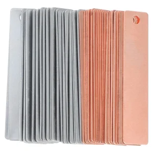 Feuilles de cuivre et zinc pour expériences DIY éducation STEM kits créatifs matériaux sûrs idéaux pour les enfants et adultes