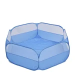 Parc d&rsquo;animalerie portable pour chat lapin hamster cochon d&rsquo;inde ferret jouets pour animaux couveuse popup tente étanche style moderne bleu clair