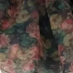 Robe décontractée princesse pour filles maille florale style romantique gaze ample automne 2024 vêtement fille 46 ans