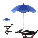 Parasol universel pour poussette protection solaire bébé UV Navy blue ajustable pratique accessoire bébé parasol portable poussette accessoire poussette parasol bébé protection solaire